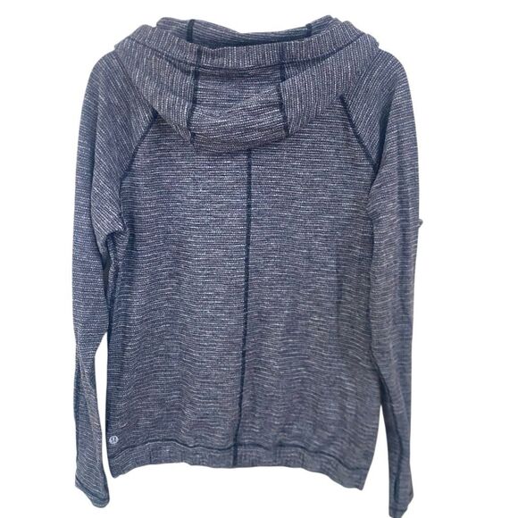 Lululemon Healthy Heart Pullover II Coco Pique Black White size 8 (size tags gon - Picture 3 of 7